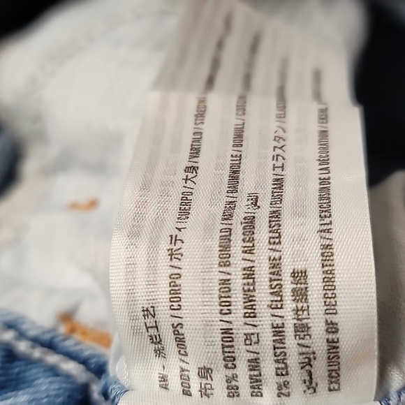 Hollister Ultra High Rise Embroidered Dad Jeans Size 1R/25 Women's Juniors - Picture 11 of 16